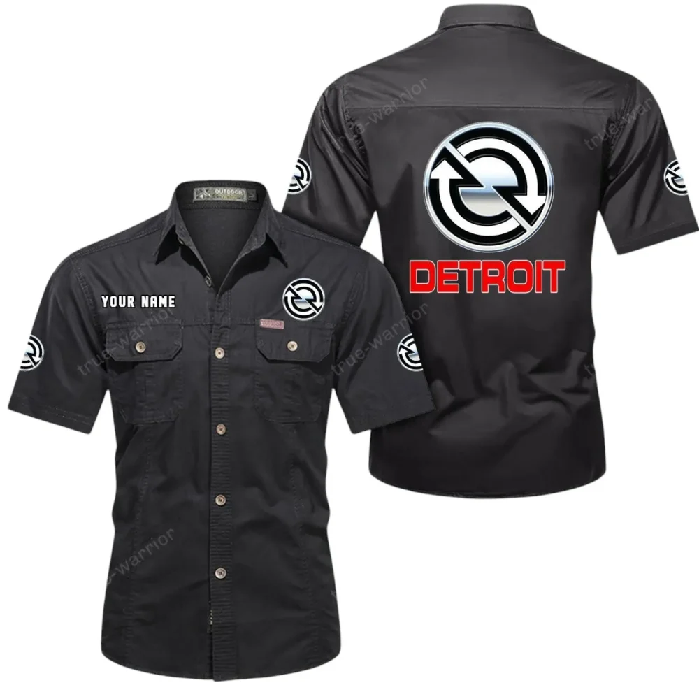IronPulse Diesel Exclusive Logo Short Sleeved Shirt, Gift For IronPulse Diesel Lovers CAR444 - Black - Image 2