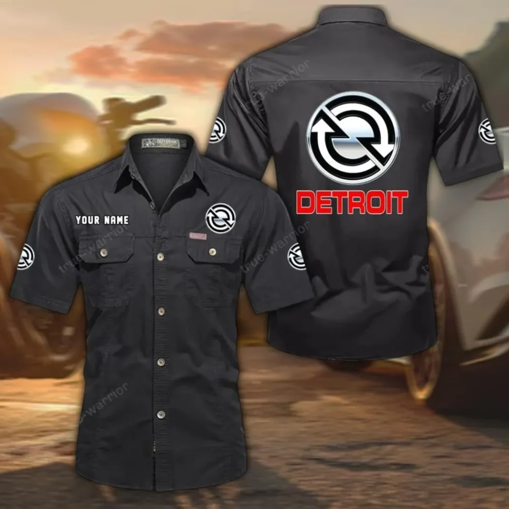 IronPulse Diesel Exclusive Logo Short Sleeved Shirt, Gift For IronPulse Diesel Lovers CAR444 - Black