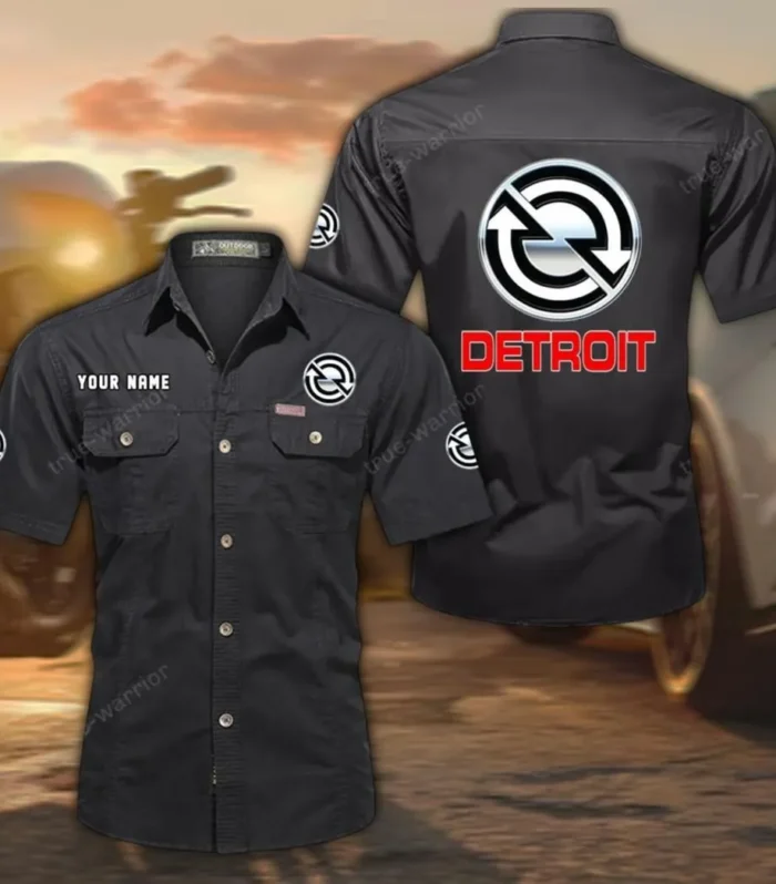 IronPulse Diesel Exclusive Logo Short Sleeved Shirt, Gift For IronPulse Diesel Lovers CAR444 - Black