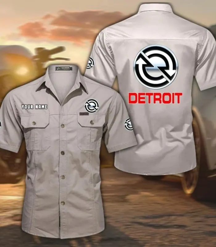 EnduraTorque Motors Exclusive Logo Short Sleeved Shirt, Gift For EnduraTorque Motors Enthusiasts CAR444 - Beige