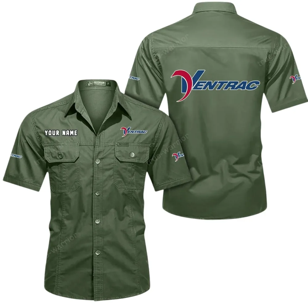 Compact Terrain Rider Exclusive Logo Short Sleeved Shirt, Gift For Compact Terrain Rider Enthusiasts CAR444 - Army Green - Image 2