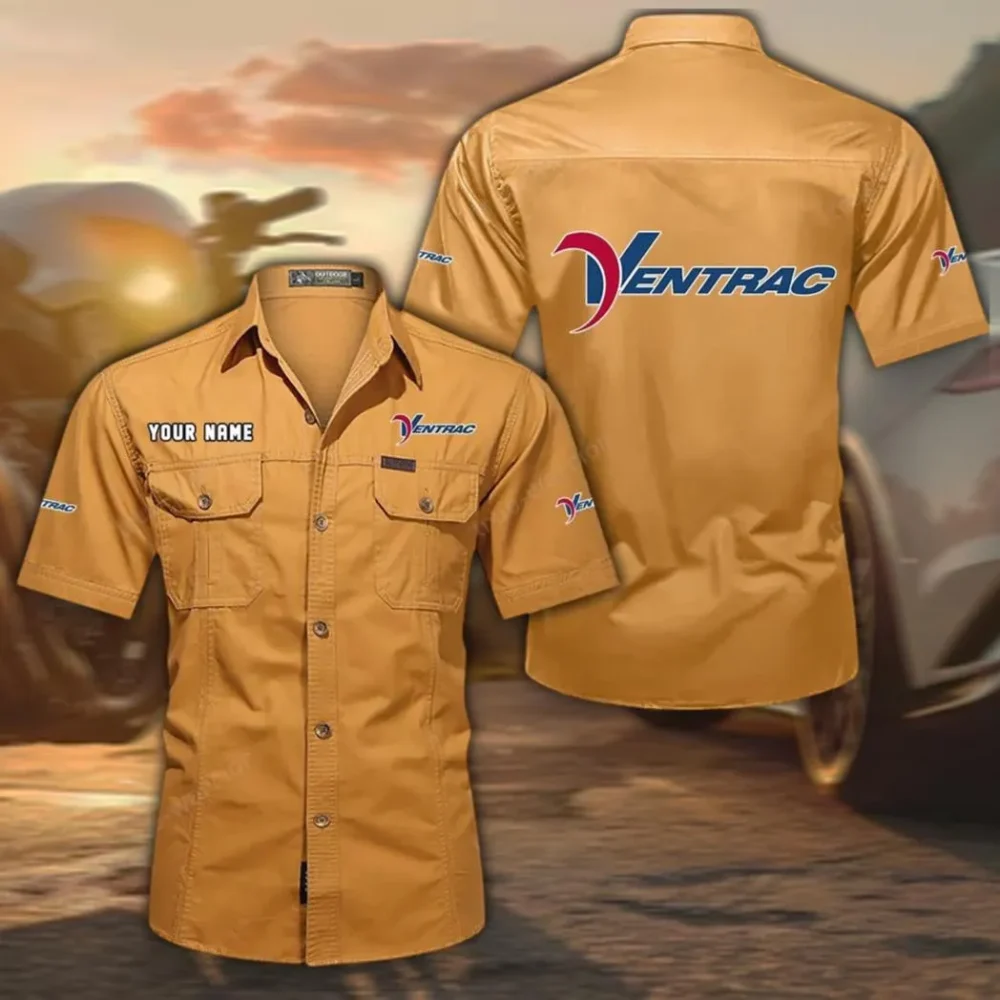 Utility Terrain Machine Exclusive Logo Short Sleeved Shirt, Gift For Utility Terrain Machine Lovers CAR444 - Turmeric