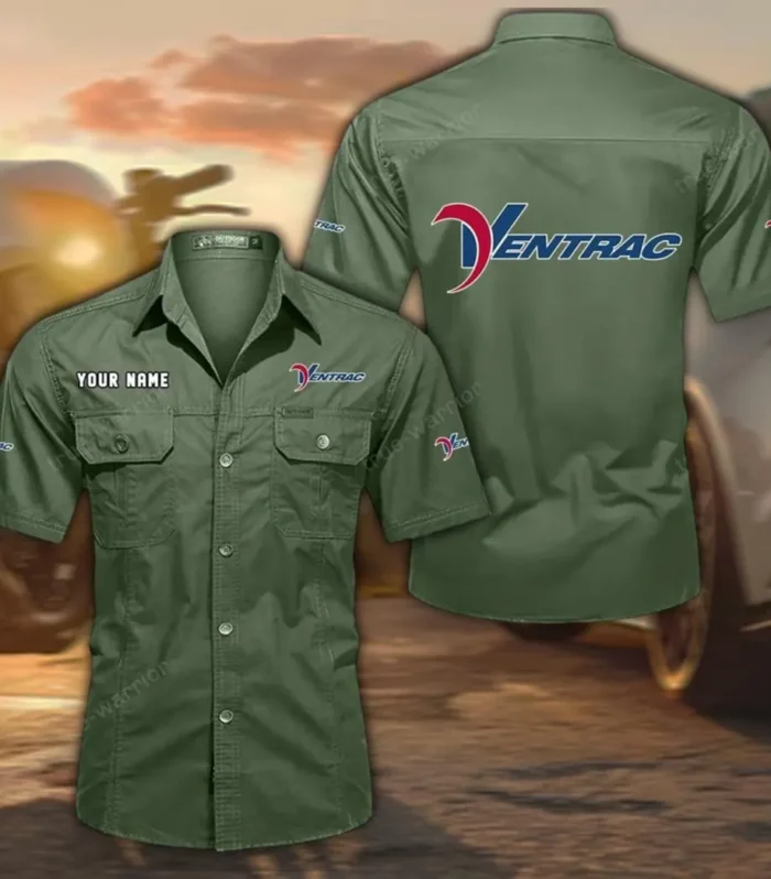 Compact Terrain Rider Exclusive Logo Short Sleeved Shirt, Gift For Compact Terrain Rider Enthusiasts CAR444 - Army Green