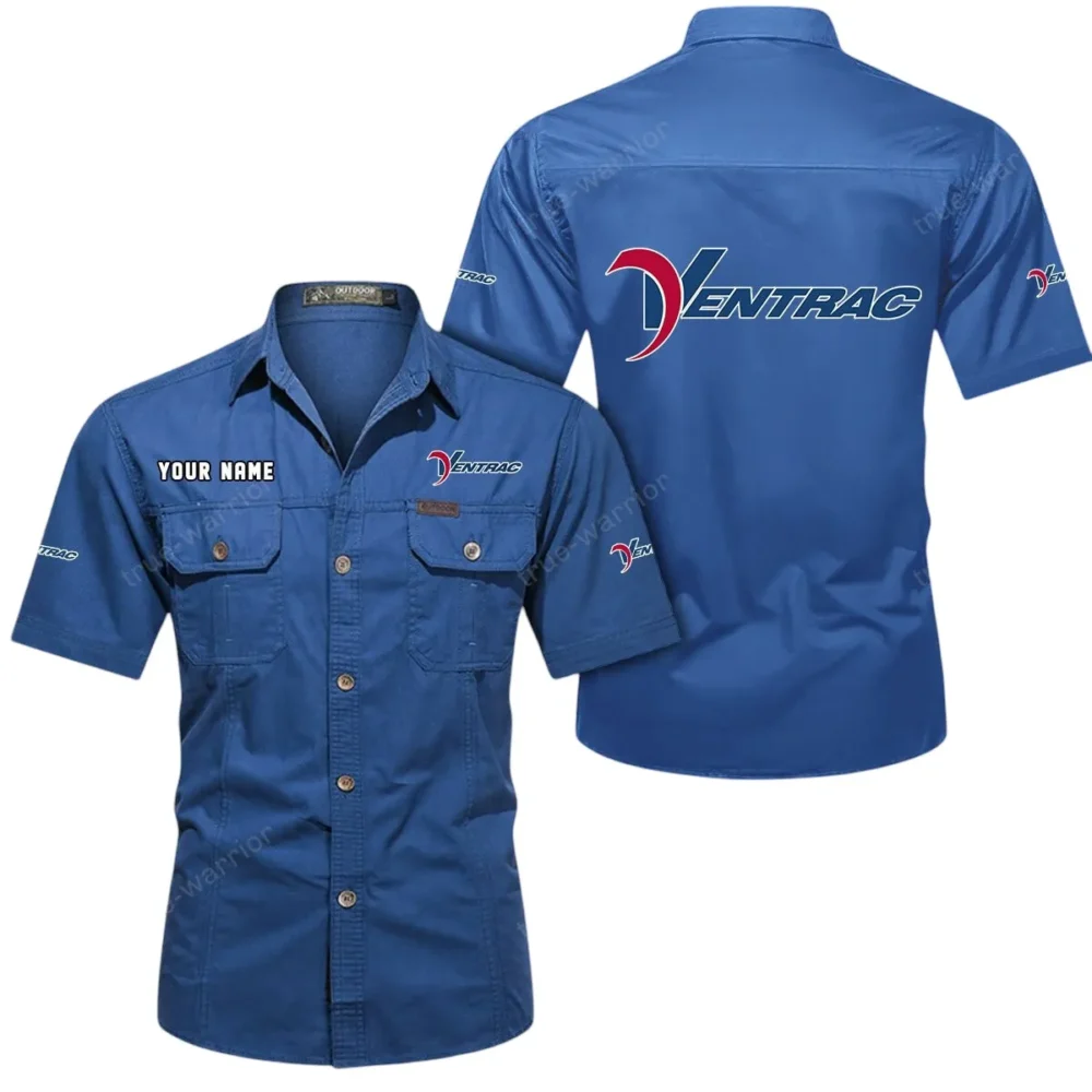All-Terrain Workhorse Exclusive Logo Short Sleeved Shirt, Gift For All-Terrain Workhorse Enthusiasts CAR444 - Cowboy Blue - Image 2