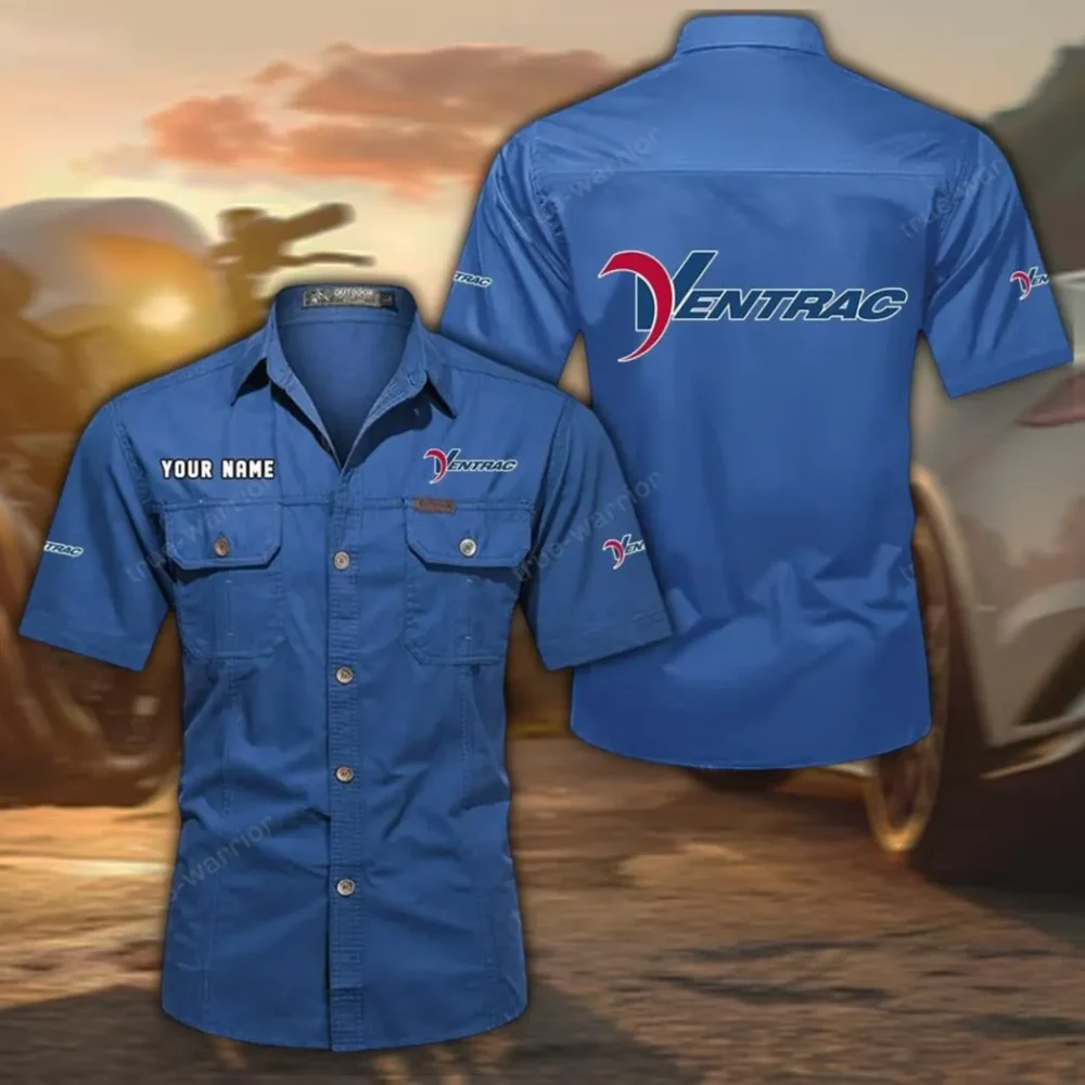 All-Terrain Workhorse Exclusive Logo Short Sleeved Shirt, Gift For All-Terrain Workhorse Enthusiasts CAR444 - Cowboy Blue