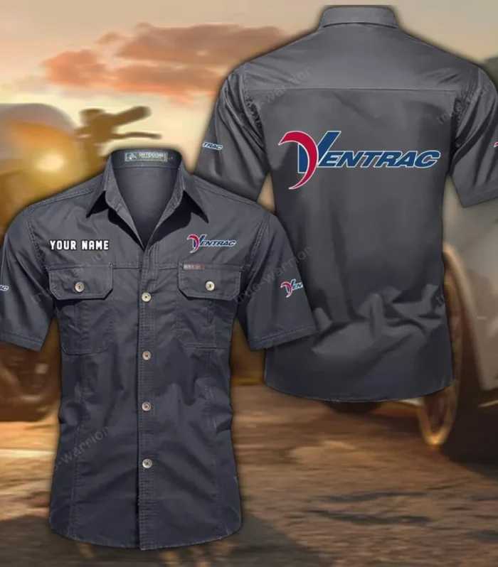 Pro-Grade Utility Tractor Exclusive Logo Short Sleeved Shirt, Gift For Pro-Grade Utility Tractor Enthusiasts CAR444 - Gray