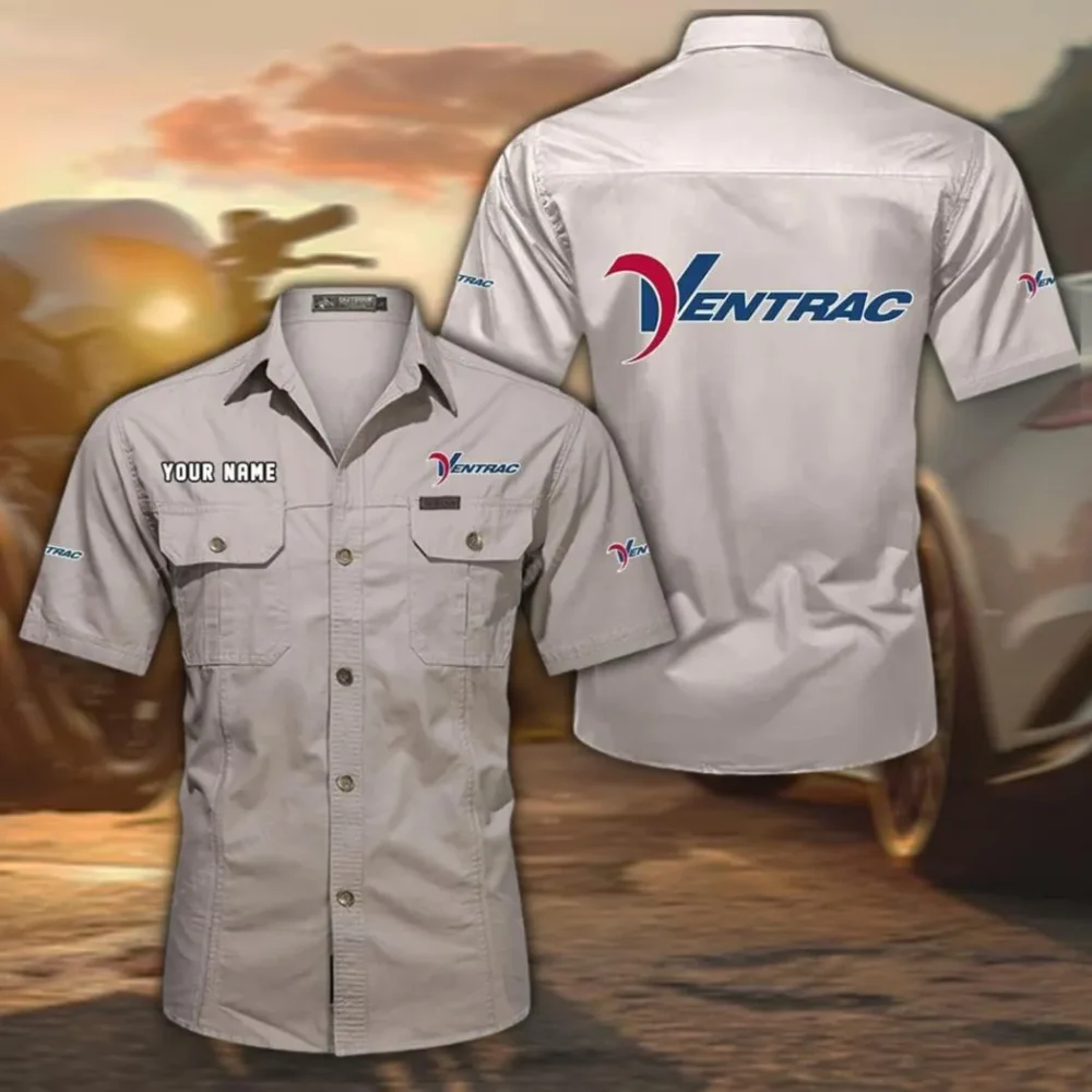 Versatile Field Rider Exclusive Logo Short Sleeved Shirt, Gift For Versatile Field Rider Lovers CAR444 - Beige