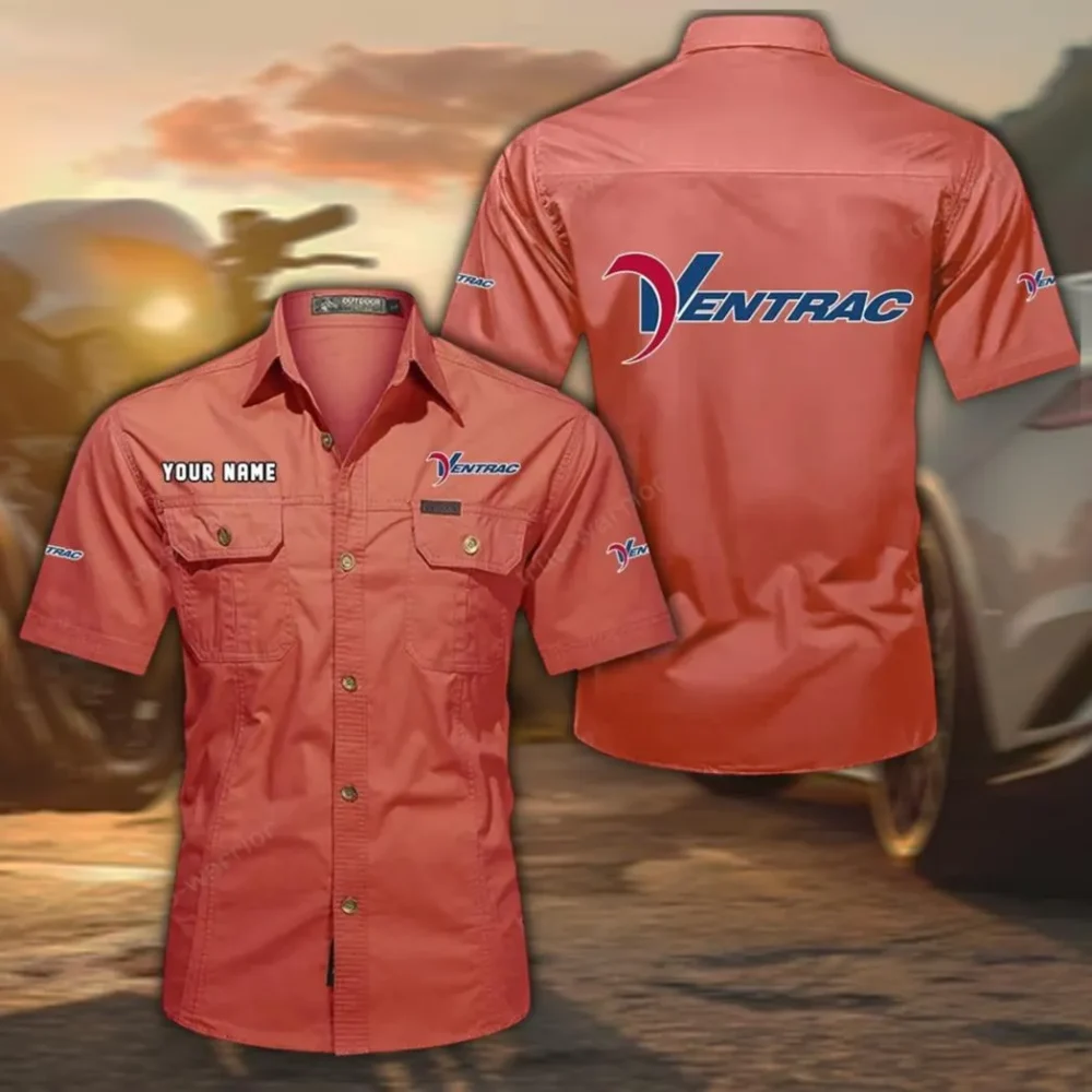 AgriFlex Tractor Exclusive Logo Short Sleeved Shirt, Gift For AgriFlex Tractor Lovers CAR444 - Red