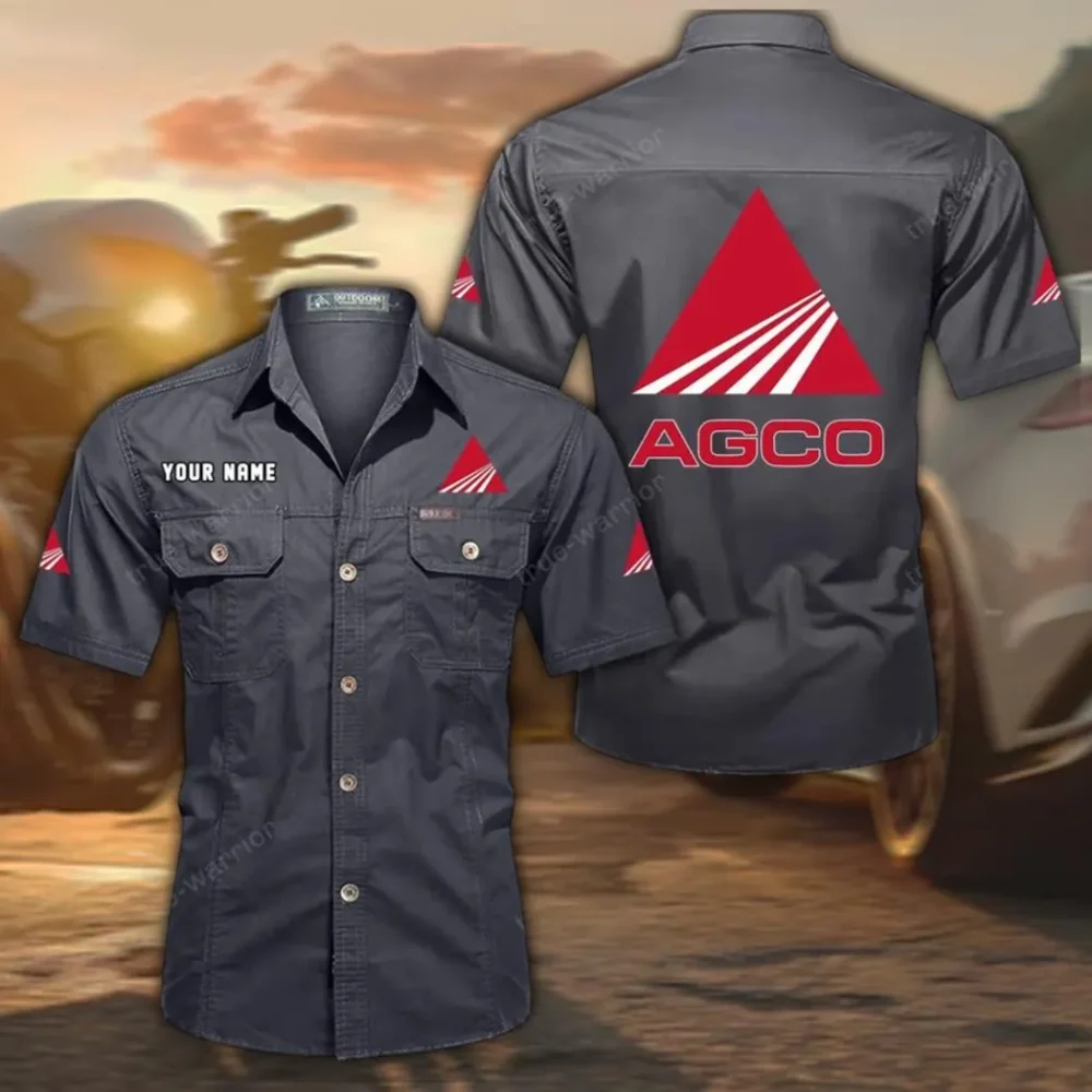 FarmForce Vehicles Exclusive Logo Short Sleeved Shirt, Gift For FarmForce Vehicles Enthusiasts CAR444 - Gray