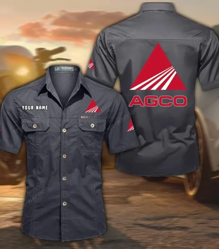 FarmForce Vehicles Exclusive Logo Short Sleeved Shirt, Gift For FarmForce Vehicles Enthusiasts CAR444 - Gray