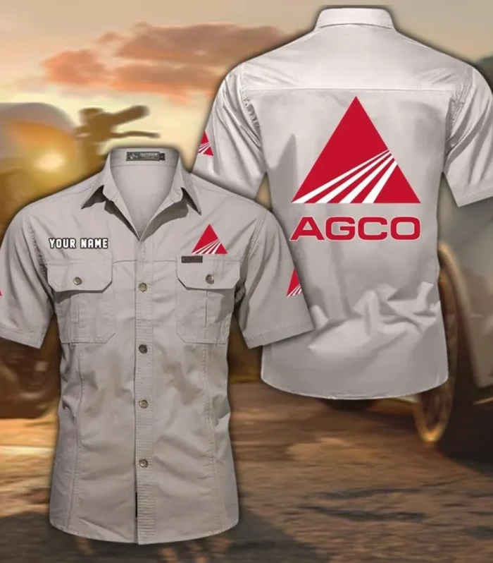 CropMaster Equipment Exclusive Logo Short Sleeved Shirt, Gift For CropMaster Equipment Enthusiasts CAR444 - Beige