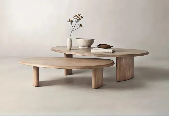 Coffee Table Solid Wood Vestry Minimalist Style