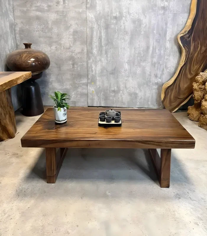 Tea Table Tamarind Wood Solid Modern Living Room
